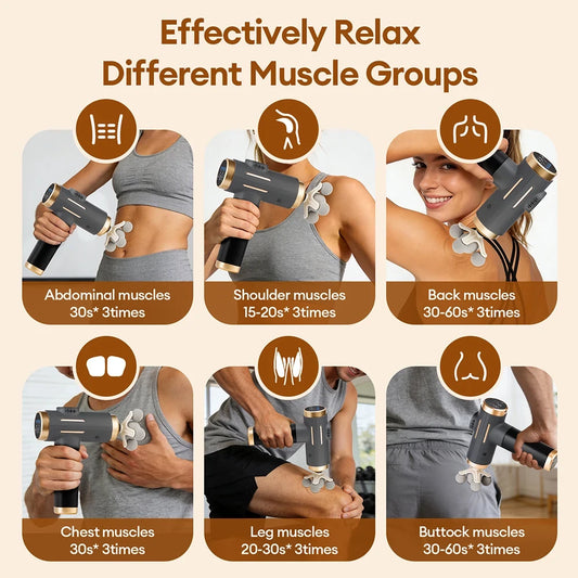 Electric Deep Tissue Massage Gun ZOITEX