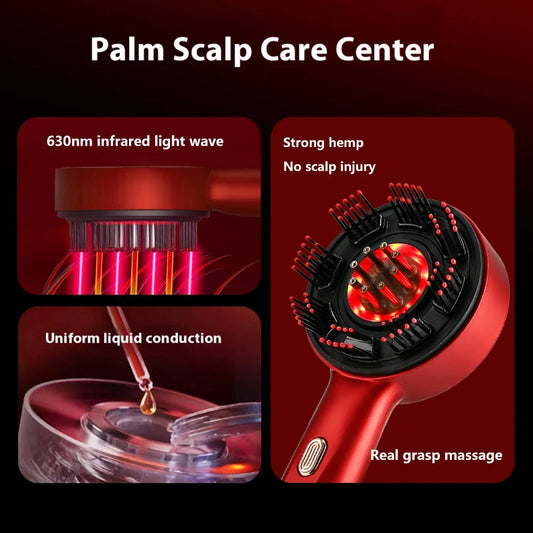 Electric Scalp Oil Applicator Massager