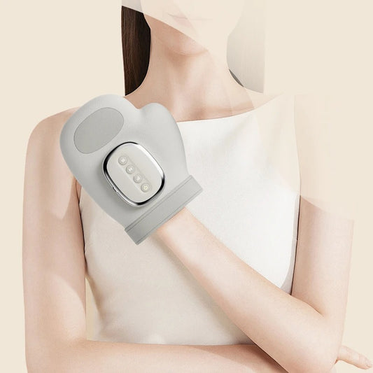 Smart Hand Massager – Cordless Acupressure Palm Massager with Heat Compress & Air Compression