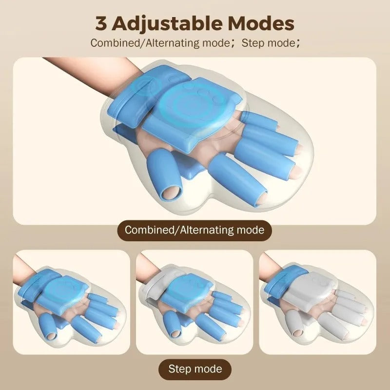 Smart Hand Massager – Cordless Acupressure Palm Massager with Heat Compress & Air Compression