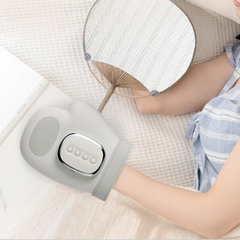 Smart Hand Massager – Cordless Acupressure Palm Massager with Heat Compress & Air Compression