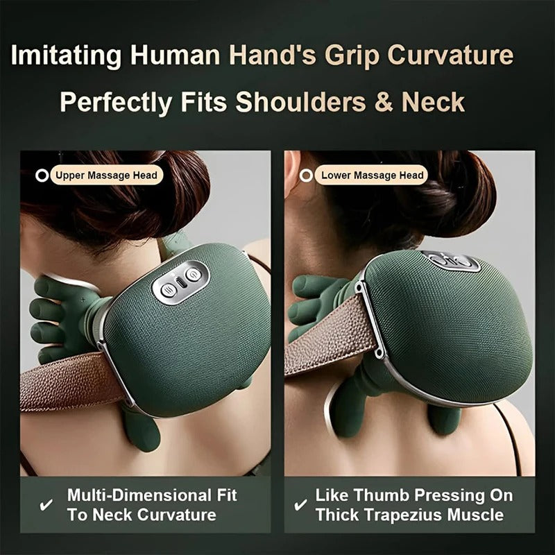 Shoulder & Neck Massager – Smart Hand-Grip Relief Device